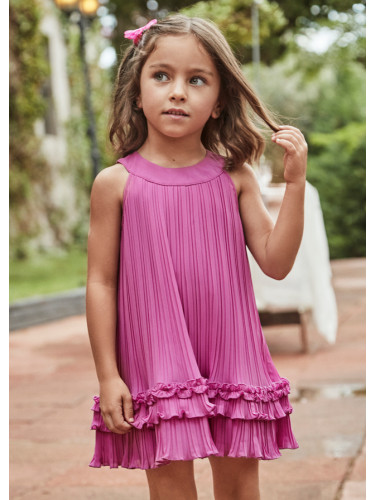 Плисирана рокля в лилав цвят Mayoral