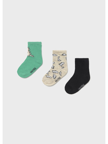 Комплект чорапи с динозаври в зелен цвят Mayoral