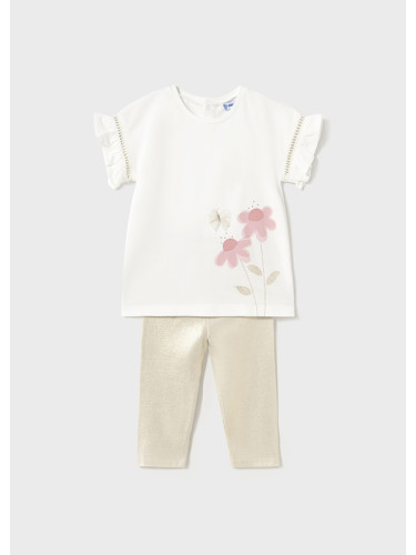 Бебешки комплект от две части в златист цвят Mayoral