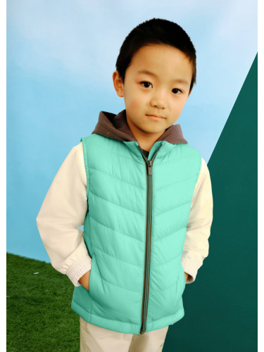 Детски ватиран елек в цвят мента Mayoral