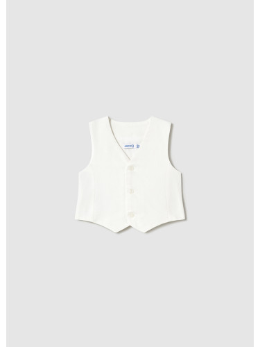 Детски официален елек в цвят екрю Mayoral