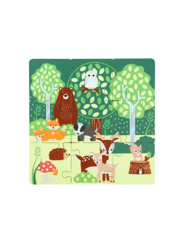 Дървен пъзел - Горски животни, Orange Tree Toys