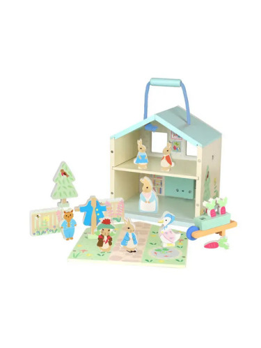 Игралeн комплект с фигурки - Зайчето Питър и приятели, Orange Tree Toys