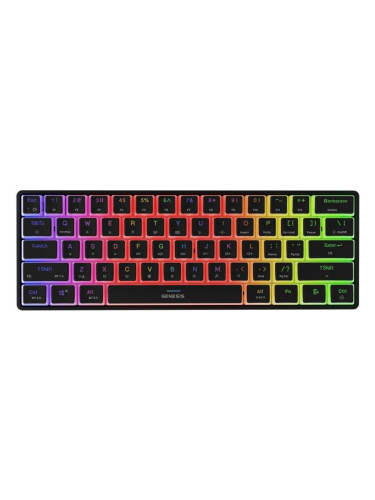  Механична клавиатура Genesis - Thor 660 G2, безжична, Gateron Brown, черна