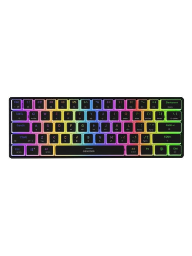  Механична клавиатура Genesis - Thor 660 G2, безжична, Gateron Red, черна