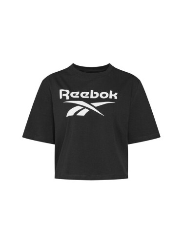 Reebok Тишърт 100034775 Черен Relaxed Fit