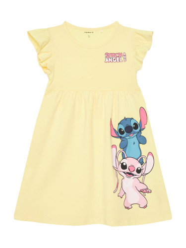 NAME IT Ежедневна рокля 13242968 Жълт Regular Fit