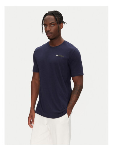 Under Armour Тишърт Strip Logo 1390203 Тъмносин Relaxed Fit