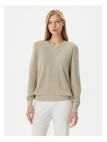 Marella Пуловер Dario 2513361121 Бежов Relaxed Fit