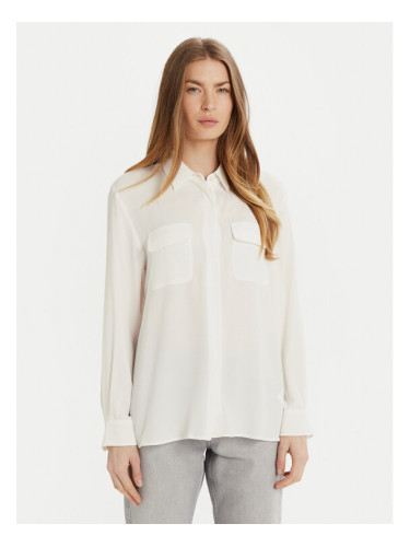 Marella Риза Ordine 2513111151 Бял Regular Fit