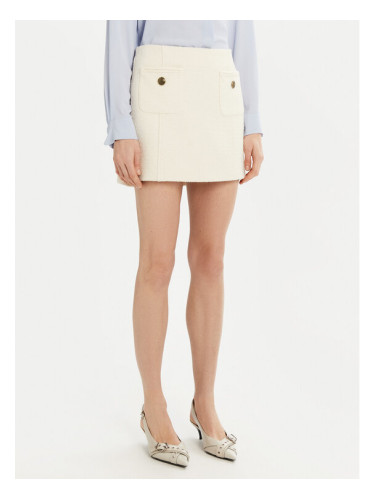 Marella Мини пола Dancing 2513101044 Бял Regular Fit