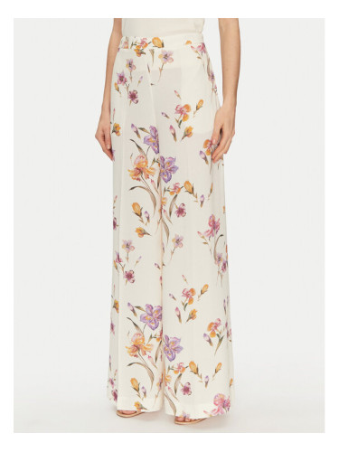 TWINSET Панталони тип палацо 251TP2775 Екрю Wide Leg
