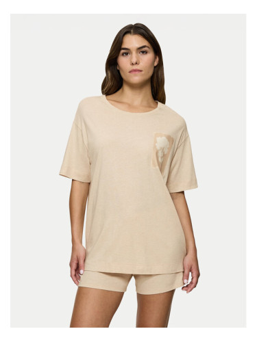 Triumph Пижама Endless Comfort 10222572 Бежов Relaxed Fit