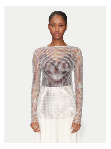 Marella Блуза Rino 2513941011 Бял Slim Fit