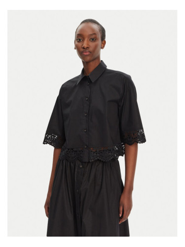 TWINSET Риза 251TT2093 Черен Loose Fit