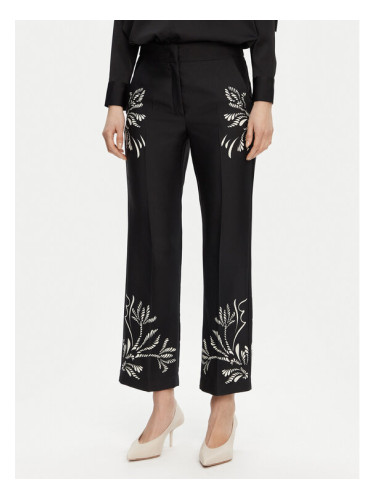 Marella Текстилни панталони Egizio 2513131043 Черен Flare Fit