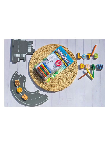 Детска тениска и маркери Рисуване без край - Багери