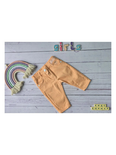 Леки бебешки дънки за момиче Smile