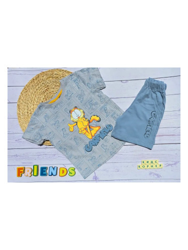 Летен детски комплект Garfield Grey