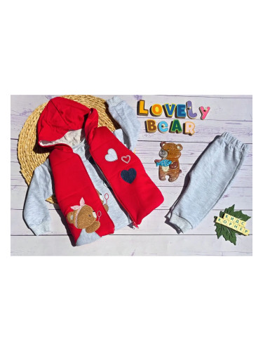 Бебешки комплект с елек Lovely Bear