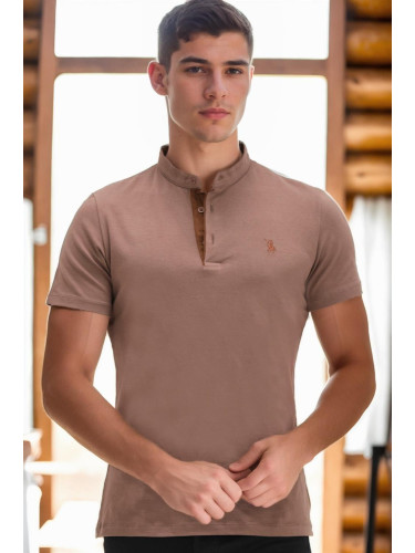 T9560 DEWBERRY T-SHIRT-COFFEE