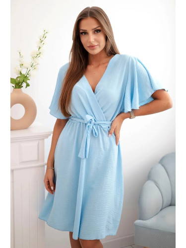 Kesi Włoski Dress with a plunging neckline blue