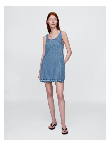 GAP Denim mini dress UltraSoft Americana - Women's