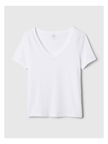 GAP T-Shirt Organic Vintage V-Neck - Women's