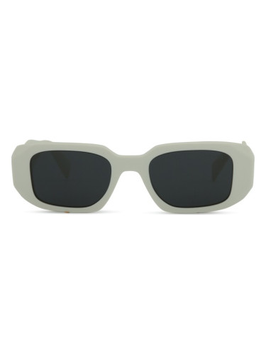 Prada 0PR 17WS 1425S0 49 - правоъгълна слънчеви очила, unisex, бели