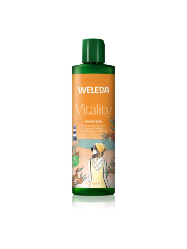 Weleda Vitality енергизиращ душ крем Sea ​​buckthorn, Grapefruit and Mandarin 400 мл.