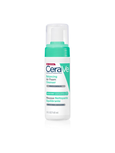 CeraVe Cleansers Balancing Air Foam Cleanser почистваща пяна за нормална към смесена кожа 148 мл.