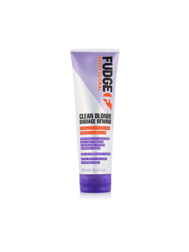 Fudge Professional Clean Blonde Damage Rewind Violet-Toning Conditioner Балсам за коса 250 ml