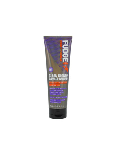 Fudge Professional Clean Blonde Damage Rewind Violet-Toning Shampoo Шампоан 250 ml