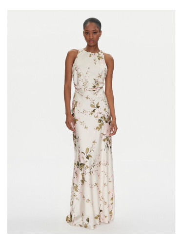 Rinascimento Официална рокля CFC0122850003 Бежов Regular Fit