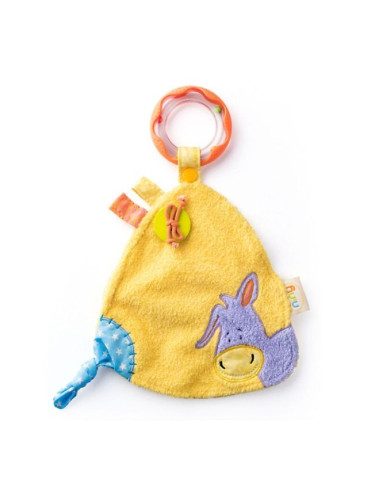 Бебешка играчка за гушкане с дрънкалка Niny - Магаренцето Лаки