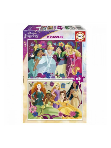 Пъзел Educa Disney Princess 2 x 48