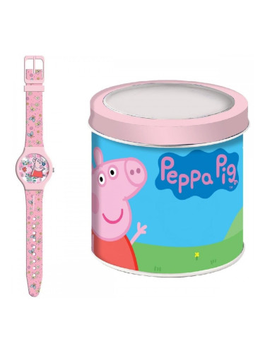 Бебешки часовник Peppa Pig PEPPA PIG - TIN BOX Ø 33 mm