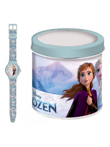 Бебешки часовник Frozen FROZEN 2 - TIN BOX Ø 33 mm