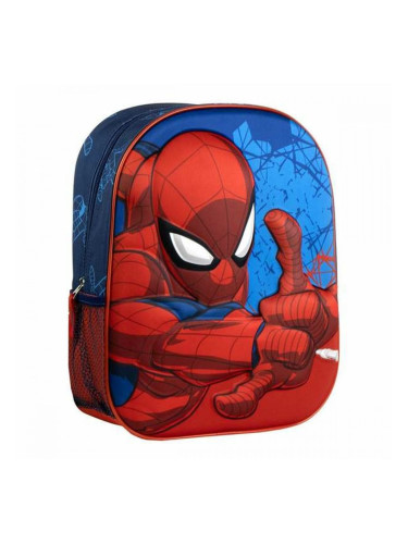 3D училищна чанта Spider-Man Син 25,0 x 31,0 x 10,0 cm