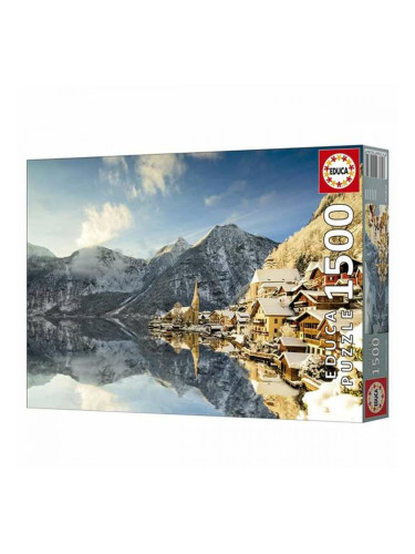 Пъзел Educa Winter in Hallstatt, Austria