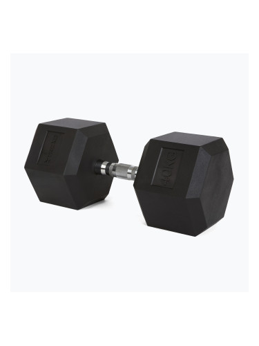 TREXO Hex 40 кг гумирани дъмбели