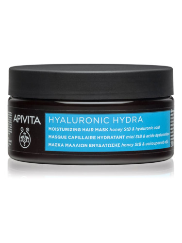 Apivita Hyaluronic Hydra Moisturizing Hair Mask интензивна хидратираща маска За коса 200 мл.