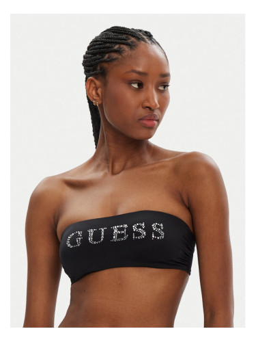 Guess Горнище на бански E5GJ56 LY00K Черен