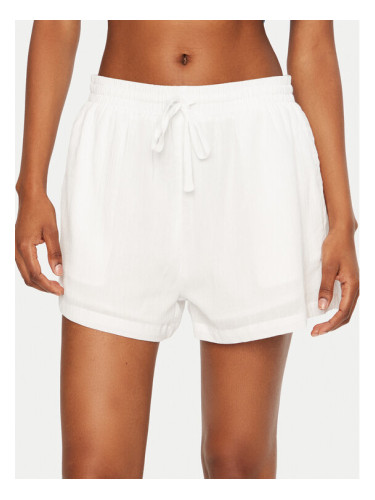 Seafolly Шорти от плат Beachedit 55429-SH Бял Regular Fit