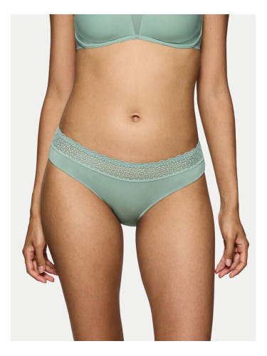 Triumph Класически дамски бикини Feel of Modal 10214403 Зелен