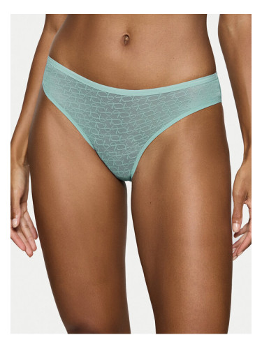 Triumph Класически дамски бикини Signature Sheer 10222554 Зелен