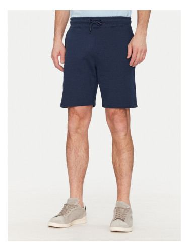 Blend Спортни шорти 20717881 Тъмносин Regular Fit