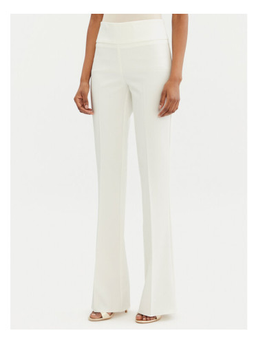 Rinascimento Текстилни панталони CFC0122830003 Бял Regular Fit