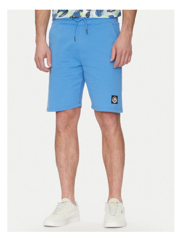Blend Спортни шорти 20718064 Син Regular Fit