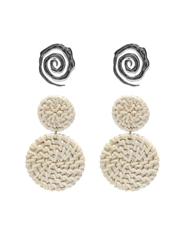 Обици ONLY 15340107 Сребрист